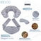 REVIXMicrowave Heating Pad for Neck and Shoulders Lower Back Pain Relief Warm Compress Heated Back Wrap with Weighted Plush Hot Eye Mask for Migraine Stress Set of 3