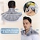 REVIXMicrowave Heating Pad for Neck and Shoulders Lower Back Pain Relief Warm Compress Heated Back Wrap with Weighted Plush Hot Eye Mask for Migraine Stress Set of 3
