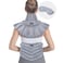 REVIXMicrowave Heating Pad for Neck and Shoulders Lower Back Pain Relief Warm Compress Heated Back Wrap with Weighted Plush Hot Eye Mask for Migraine Stress Set of 3