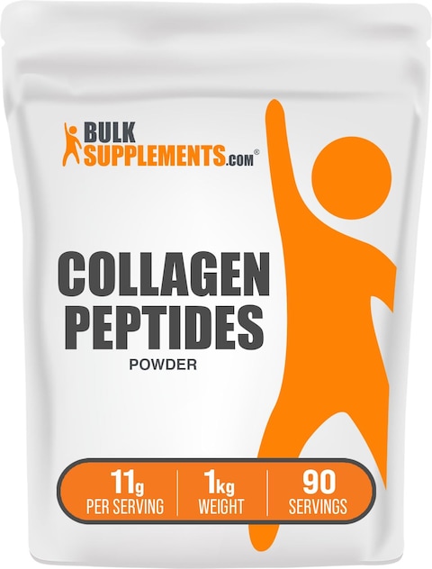 BulkSupplementscom Collagen Peptides Powder  Collagen Supplement Bovine Collagen Powder  Powdered Collagen Hydrolyzed  Gluten Free 11g per Serving 1kg 22 lbs Pack of 1