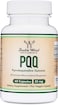 PQQ Supplement  20mg 60 Capsules Pyrroloquinoline Quinone Promotes Mitochondria ATP Coenzyme Levels Energy Optimizer and Sleep Support NonGMO Gluten Free Vegan Safe by Double Wood