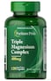 Puritans Pride Triple Magnesium Complex 400mg Helps Maintain Healthy Bones 120 Rapid Release Capsules
