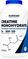 Nutricost Micronized Creatine Monohydrate 3000mg 500 Capsules 125 Servings 750mg of Creatine Monohydrate Per Capsule