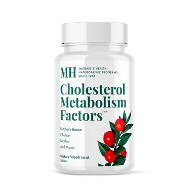 MICHAELS Health Naturopathic Programs Cholesterol Metabolism Factors  90 Tablets  Helps Improve Circulation  Statin  Red Yeast Rice Free  30 Servings