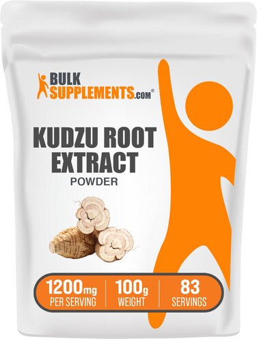 BulkSupplementscom Kudzu Root Extract Powder  Kudzu Root Supplement Kudzu Root Powder  Herbal Supplement Gluten Free 1200mg per Serving 100g 35 oz Pack of 1
