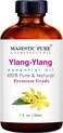 MAJESTIC PUREYlang Ylang Essential Oil  100 Pure and Natural Ylang Ylang Oil  Premium Grade Essential Oils for Hair Care Home Diffusers Skin Aromatherapy Massage and Humidifiers  1 Fl Oz
