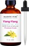 MAJESTIC PUREYlang Ylang Essential Oil  100 Pure and Natural Ylang Ylang Oil  Premium Grade Essential Oils for Hair Care Home Diffusers Skin Aromatherapy Massage and Humidifiers  1 Fl Oz