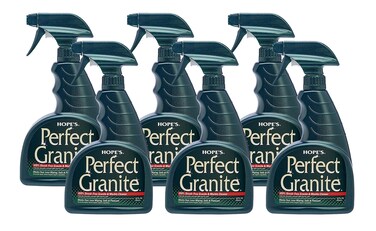 HOPES Perfect Granite  Marble Countertop Cleaner Stain Remover and Polish StreakFree AmmoniaFree 22 Ounce Pack of 6