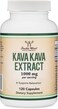 Kava Kava Capsules 1000mg per Serving 120 Count High Purity Potent 35 Kavalactones Root Extract Kava Powder Root Extract for Relaxation NonGMO Vegan Safe by Double Wood