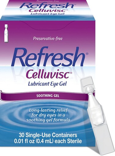 REFRESH CELLUVISC Lubricant Eye Gel SingleUse Containers 30 ea Pack of 4