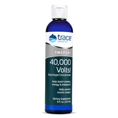 Trace Minerals  40000 Volts Liquid Electrolyte Concentrace Drops  Supports Normal Body Hydration and Muscle Function  Ionic Minerals Magnesium Potassium  48 Servings Pack of 1