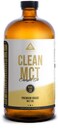 LevelUpClean MCT Oil  100 Caprylic C8 for Energy Focus Gut Health Brain Superfuel  Keto Supplement for Ketogenic Coffee and Ketones  NonGMO 32 oz Glass Bottle