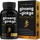 Korean Red Ginseng Root 1650mg  Ginseng and Ginkgo Biloba 120mg  Korean Red Panax Ginseng Capsules Double Strength  Vitamin B12 Acetyl LCarnitine Phosphatidylserine Black Pepper  Energy Focus