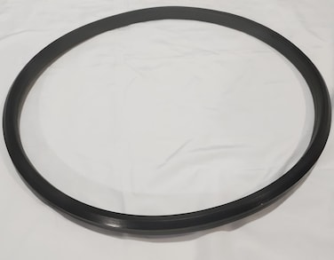 wheelchair rear wheel replacement Tire24 x 1 Universal Flat Free Polyurethane TireWheelchair Tire Low Profile Urethane Foam Pyramid ShapeFree Zip Ties 1Ea Black