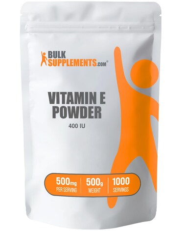 BulkSupplementscom Vitamin E 400 IU Powder  as DAlpha Tocopherol Vitamin E Supplements Vitamin E Powder  Gluten Free 500mg per Serving 500g 11 lbs Pack of 1