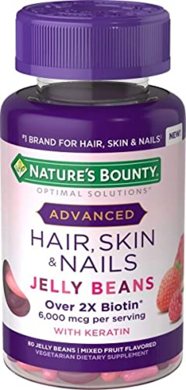 Natures BountyAdvanced Hair Skin and Nails Jelly Beans 80ct 1 ea