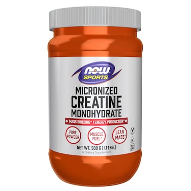 NOW Foods Sports Nutrition Micronized Creatine Powder 500 g Mass BuildingEnergy Production 11Pound