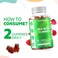 VitamaticIrish Sea Moss Gummies  3000 mg  60 Vegan Gummies  Made with Bladderwrack  Burdock Root  Seamoss Supplement for Thyroid Energy Immune Support