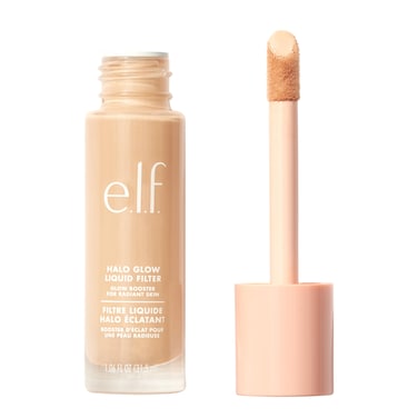 elf Halo Glow Liquid Filter Complexion Booster For A Glowing SoftFocus Look Infused With Hyaluronic Acid Vegan  CrueltyFree 0 Fair