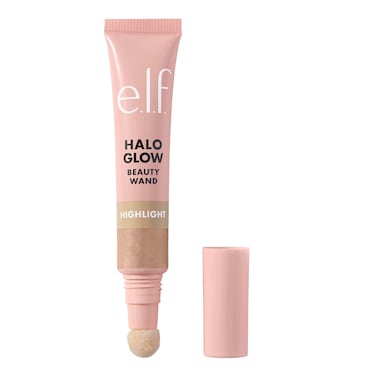 elf Halo Glow Highlight Beauty Wand Liquid Highlighter Wand For Luminous Glowing Skin Buildable Formula Vegan  CrueltyfreeChampagne Campaign
