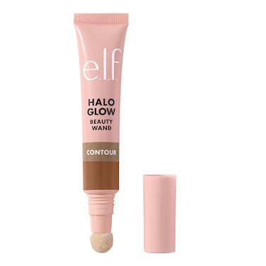 elfHalo Glow Contour Beauty Wand Liquid Contour Wand For A Naturally Sculpted Look Buildable Formula Vegan  Crueltyfree LightMedium
