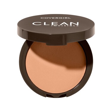Covergirl Clean Invisible Pressed Powder Lightweight Breathable Vegan Formula Light Beige 133 038oz