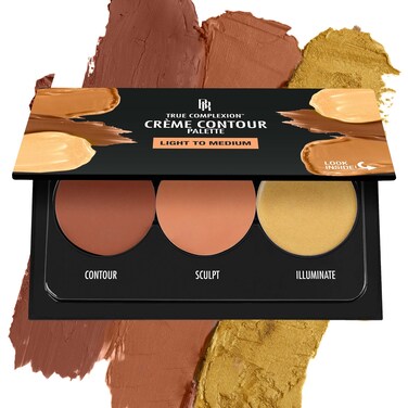 Black RadianceTrue Complexion Creme Contour Palette Light to Medium 75 Gram