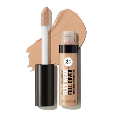 REVLONColorStay Flex Wear Full Cover NonCreasing Concealer Infused with Hyaluronic Acid  Vitamin E Flexible Longwear 040 Medium 034 fl oz