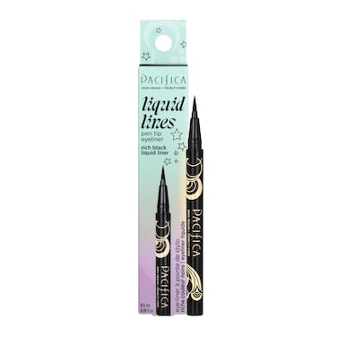 PacificaBeauty Liquid Lines Pen Tip Eyeliner Makeup Liquid Eye Liner Eye Makeup Black Eyeliner Smudge Proof Matte Finish Precise Application Eyeliner Pen Vegan 001 fl oz 1 Count