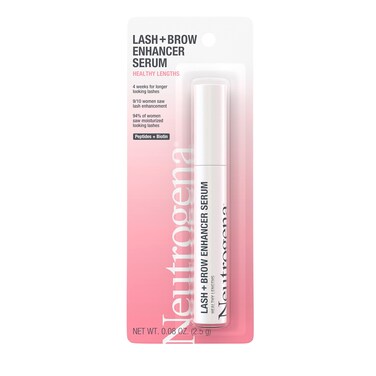 Neutrogena Healthy Lash  Brow Enhancer Serum For Unisex Adult Formulated with Biotin  Peptides Nourishing  Conditioning Serum to Enhance the Look of Lashes  Eyebrows 008 oz