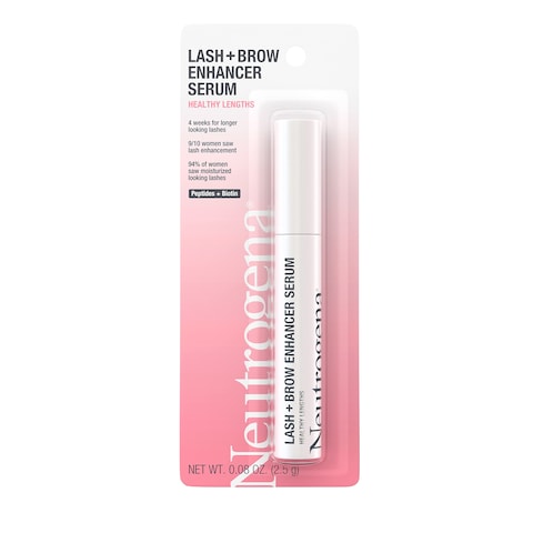 Neutrogena Healthy Lash  Brow Enhancer Serum For Unisex Adult Formulated with Biotin  Peptides Nourishing  Conditioning Serum to Enhance the Look of Lashes  Eyebrows 008 oz