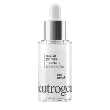 NeutrogenaShine Control Matte Booster Face Primer  Serum SkinMattifying SerumtoPrimer with Rice Protein Absorbs Excess Oil  Keeps Skin Shine Free 10 fl oz