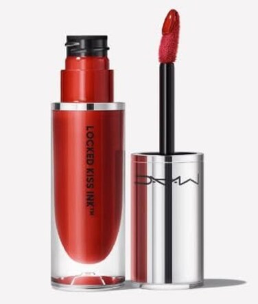 MAC Locked Kiss Ink Lipcolor  Extra Chili for Women  014 oz Lipstick