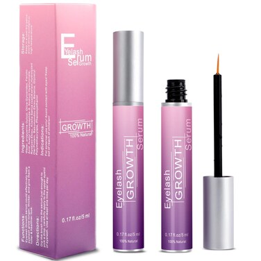 Premium Eyelash Growth Serum and Eyebrow Enhancer by Aomock Lash Serum 5mlLash Boost Serum for Longer Fuller Thicker Lashes Brows