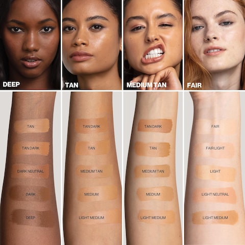 Smashbox Halo Healthy Glow AllInOne Tinted Moisturizer SPF 25 with Hyaluronic Acid Light to Medium Coverage Dewy Finish Oilfree Sweat and Humidity Resistant