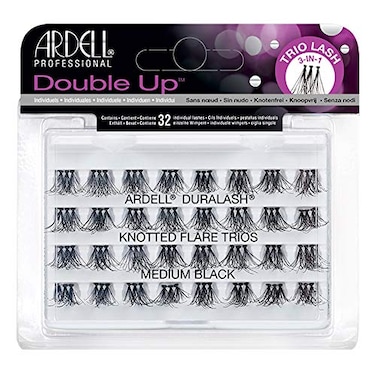 Ardell Double Up  Knotted Flare Trios  Medium Black