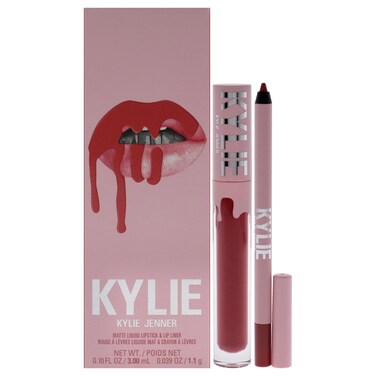 Kylie Cosmetics Matte Lip Kit  500 Kristen for Women  2 Pc 010oz Matte Liquid Lipstick 003oz Lip Liner