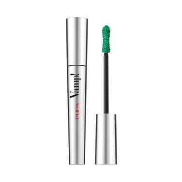 PUPA Milano Vamp Mascara  For Voluminous And Dramatic Eyelashes  Max Lengthening And Defining Formula Adds Impact  Boost Your Eye Allure With Long Thick Lashes  504 Military Green  032 Oz