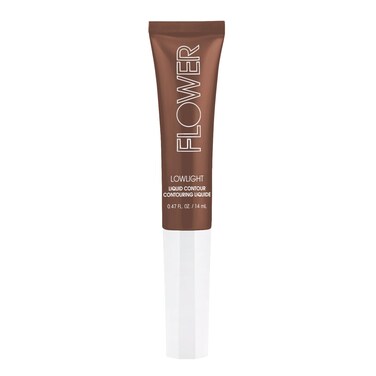 FLOWER BEAUTY By Drew Barrymore Lowlight Liquid Contour  Natural Finish  Buildable Coverage  BuiltIn Cusion Applicator  Deep