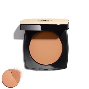 Les Beiges Healthy Glow Sheer Powder  B60 Intense DarkMedium With Neutral Undertone by Chanel for Women  042 oz Powder