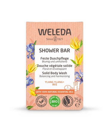 Weleda Ylang Ylang and Iris Shower Bar Clear