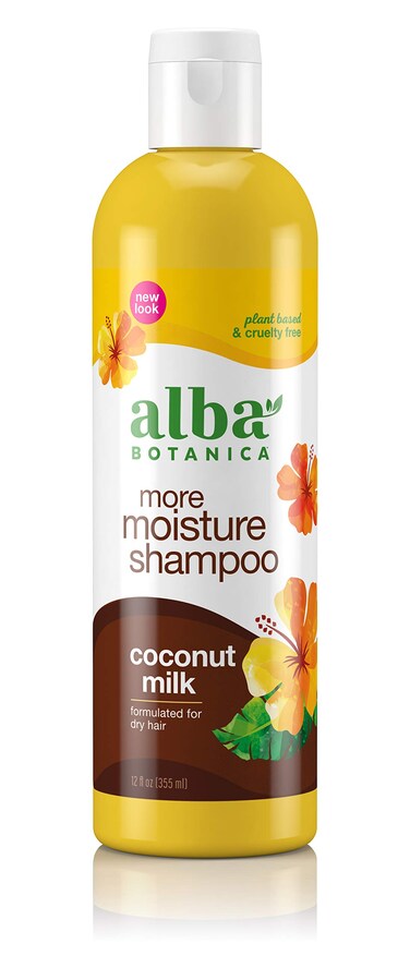 Alba BotanicaMore Moisture Shampoo Coconut Milk 12 Oz