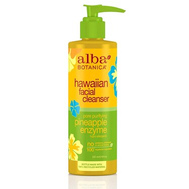 Alba BotanicaPore Purifying Pineapple Enzyme Hawaiian Facial Cleanser 8 oz Pack of 2