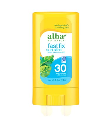 Alba Botanica Broad Spectrum SPF 30 Fast Fix Sun Stick Sunscreen 05 oz Pack of 2 Packaging May Vary