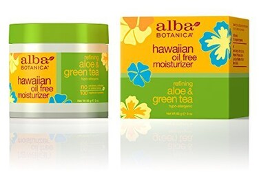Alba Botanica Hawaiian Aloe and Green Tea Oil Free Skin Moisturizer  3 Oz Pack of 2