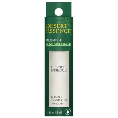 Desert EssenceOrganic Herbal Blemish Touch Stick with Natural Extracts  Essential Oils  31 Fl Oz  Antiseptic Tea Tree Oil  Chamomile  Lavender  Palmarosa  Clear  Radiant Skin