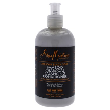 Shea Moisture Moisture African Black Soap Bamboo Charcoal Deep Balancing Conditioner Unisex Conditioner 13 Fl Oz Pack of 1