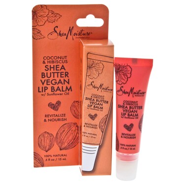 Shea Moisture Coconut  Hibiscus Butter Lip Balm Care for Unisex 05 Ounce