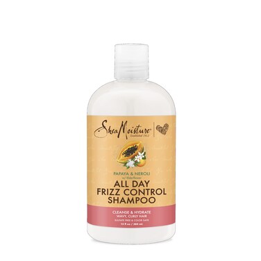 SheaMoistureFrizz Control Shampoo for Frizz Prone Hair Papaya and Neroli Sulfate Free Shampoo 13 oz