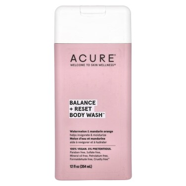Acure Body Wash Balance  Reset Watermelon  Mandarin Orange 12 fl oz 354 ml